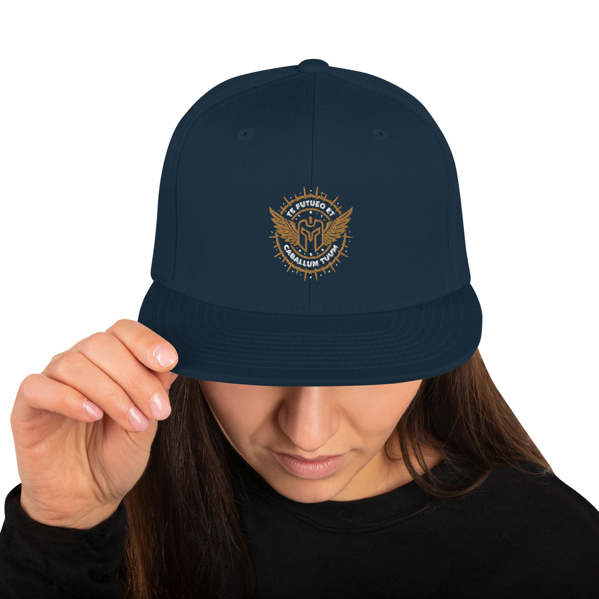 Te Futueo et Caballum Tuum (Latin - Screw you, and the horse you rode in on) Snapback Hat