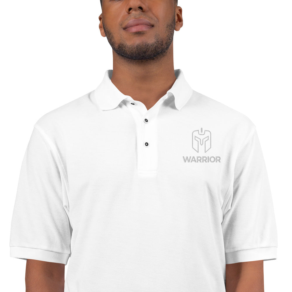 Men&amp;#39;s Premium Polo Warrior Logo