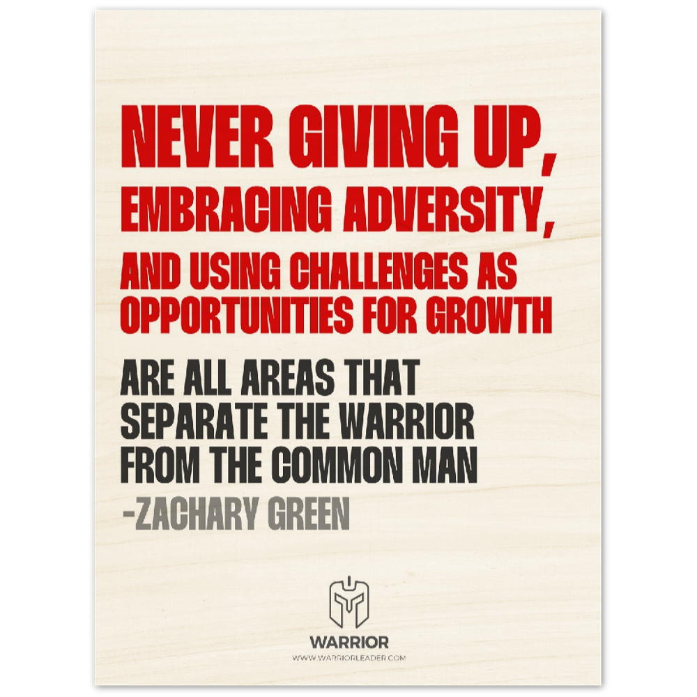 Never Giving Up by Zachary Green Wood Prints