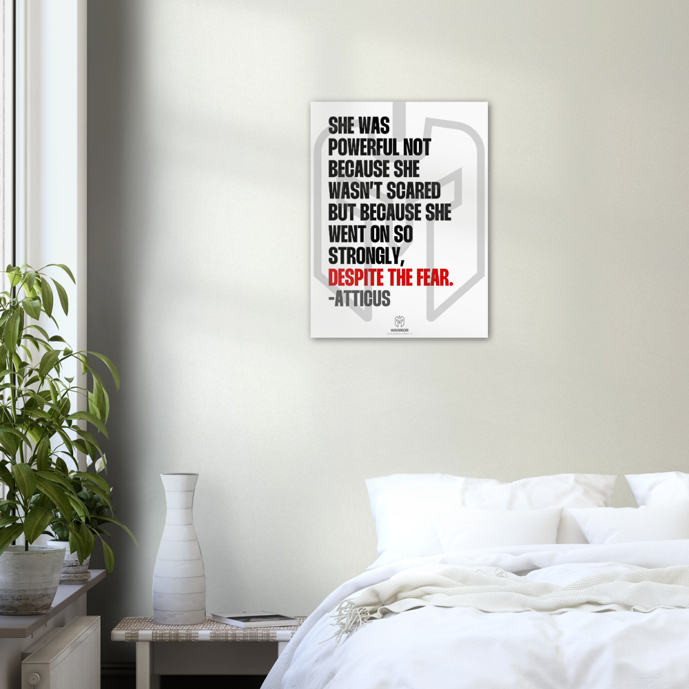&quot;SHE&quot; is a Girl Power by Atticus Aluminum Print