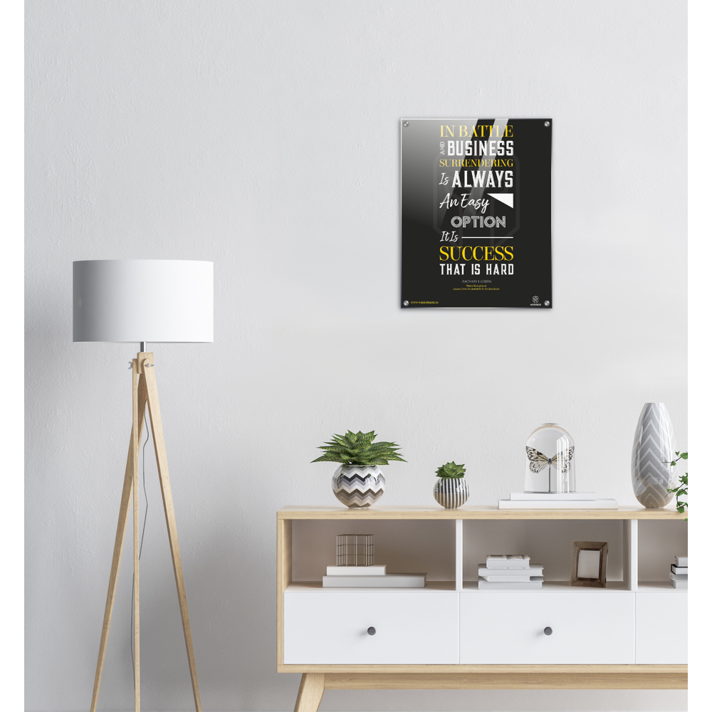 Lessons from The Battlefield To The Boardroom by Zachary Green Acrylic Print