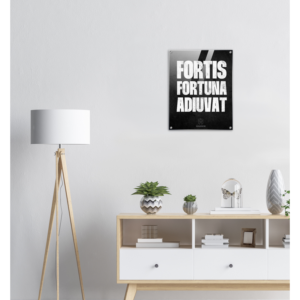 Fortis Fortuna Adiuvat Acrylic Print - Warrior Leader