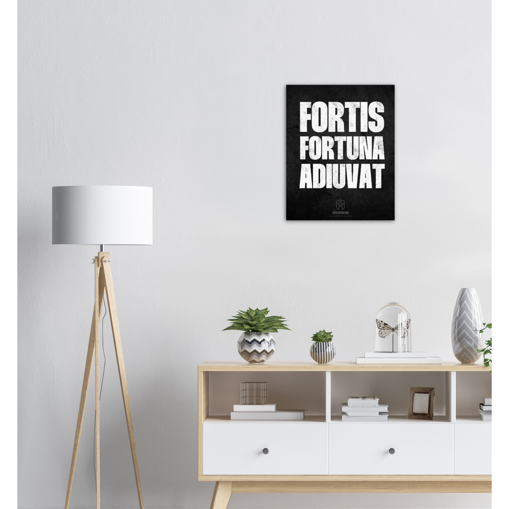Fortis Fortuna Adiuvat Aluminum Print