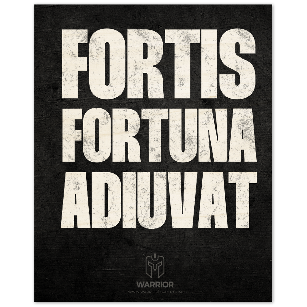 Fortis Fortuna Adiuvat Wood Prints