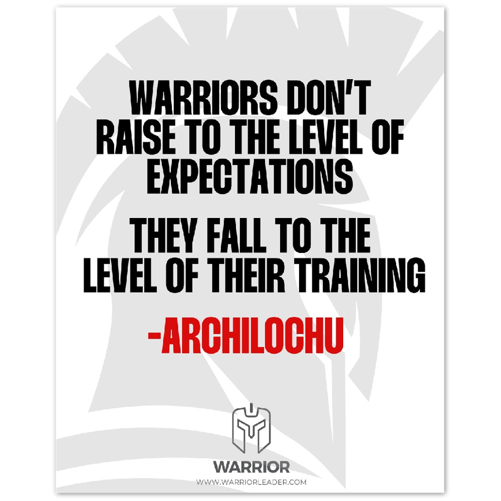 Warrior Quotes by Archilochu Aluminum Print