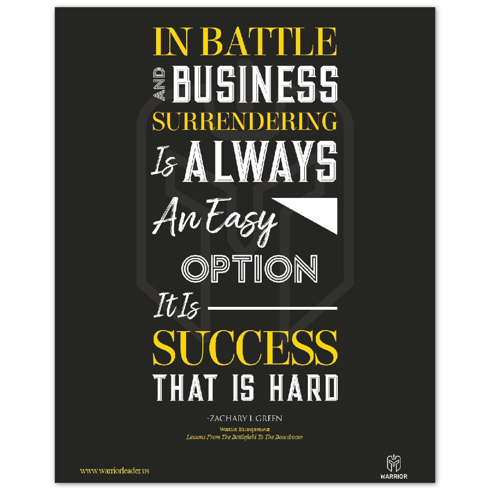 Lessons from The Battlefield To The Boardroom by Zachary Green Aluminum Print