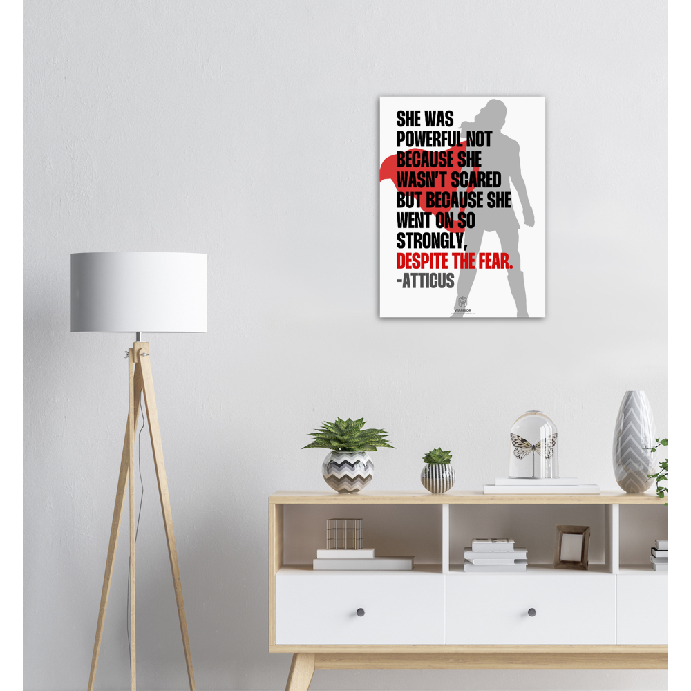 SHE is a Girl Power by Atticus Aluminum Print
