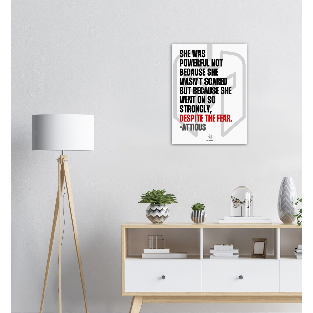 &quot;SHE&quot; is a Girl Power by Atticus Aluminum Print