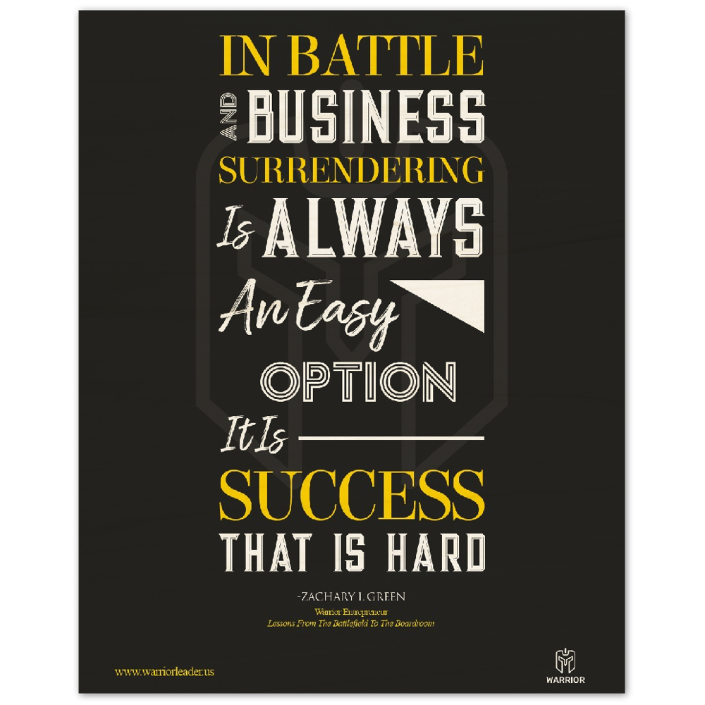 Lessons from The Battlefield To The Boardroom by Zachary Green Wood Prints