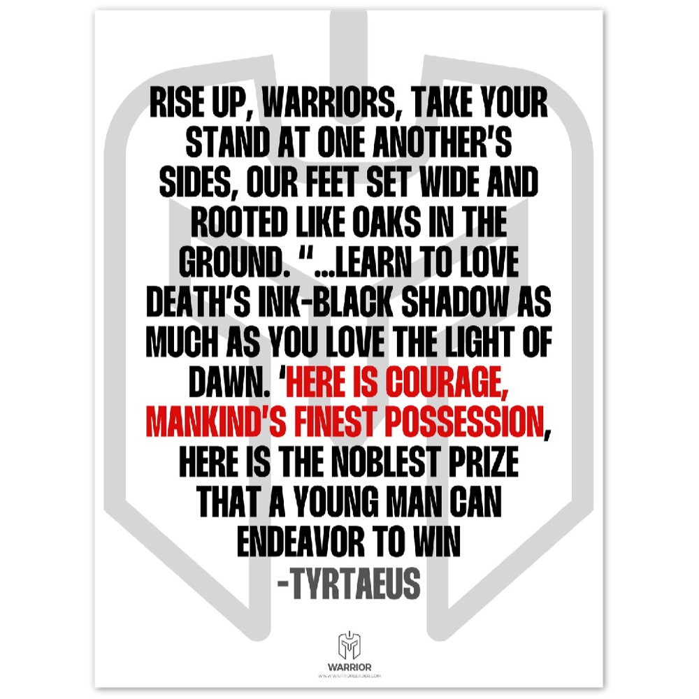 Rise Up Warriors by Tyrtaeus Aluminum Print