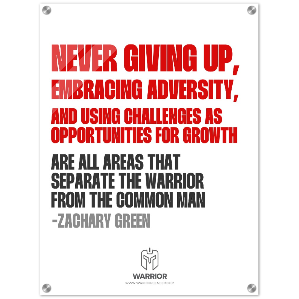Never Giving Up by Zachary Green Acrylic Print