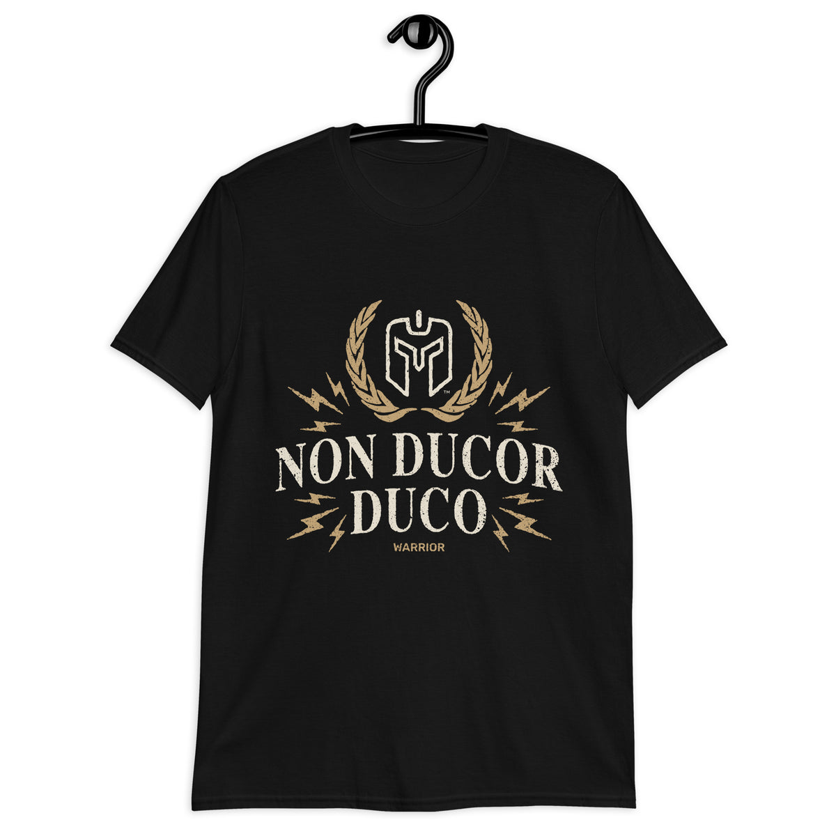 NON DUCOR DUCO (Latin- I Am Not Led, I Lead) Warrior - Short-Sleeve Unisex T-Shirt