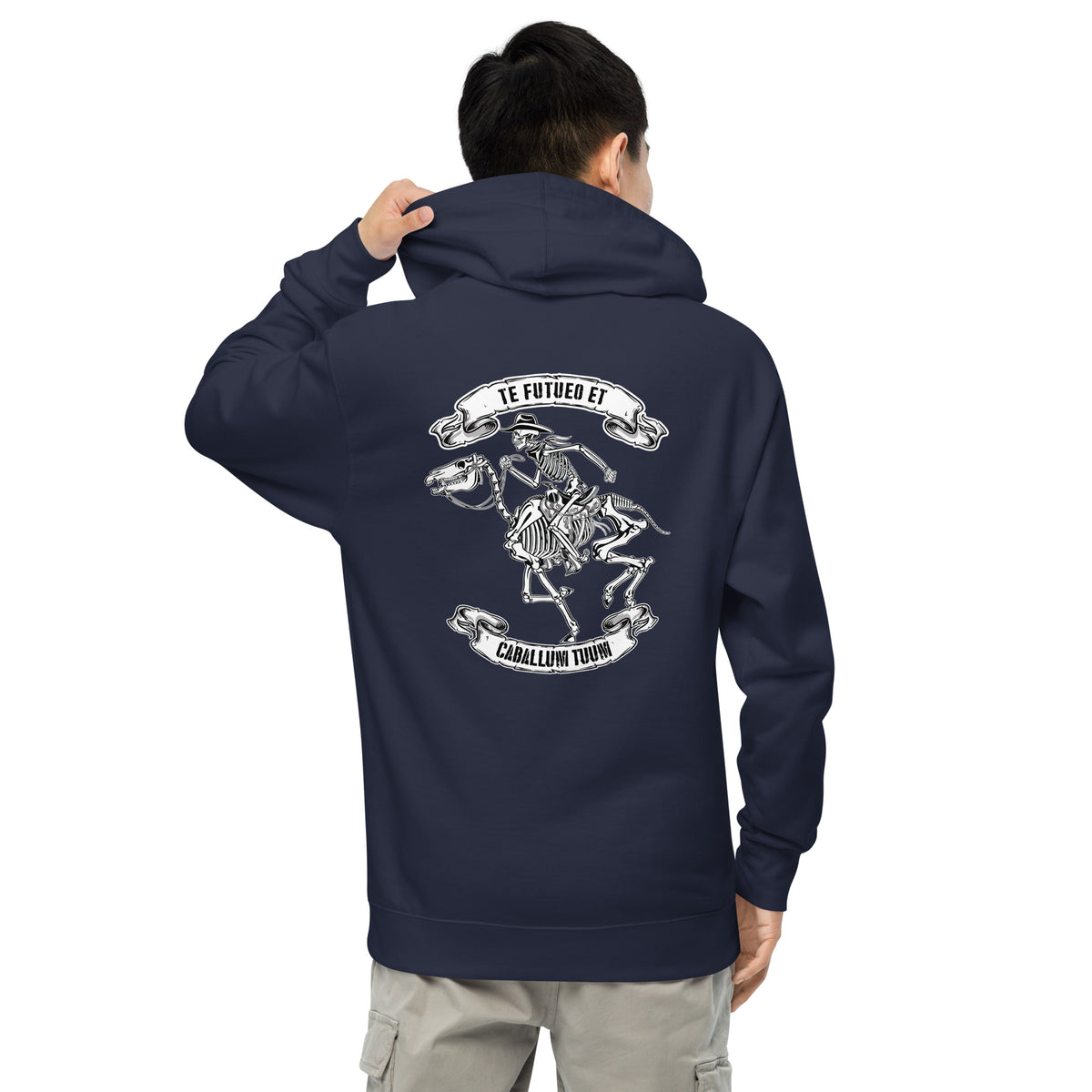 Te futueo et caballum tuum (Latin-F@*k You And The Horse You Rode In On) Unisex midweight hoodie