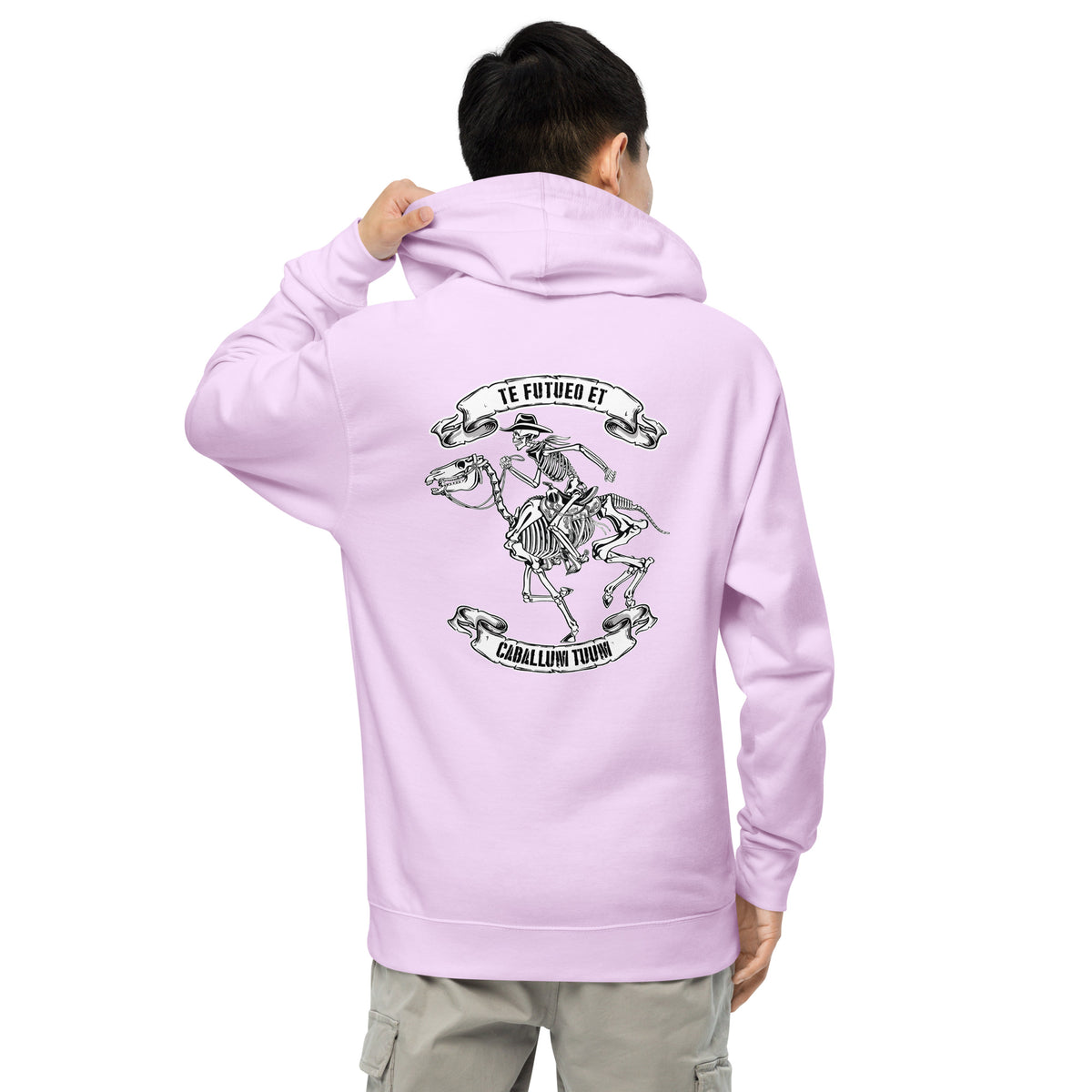 Te futueo et caballum tuum (Latin-F@*k You And The Horse You Rode In On) Unisex midweight hoodie